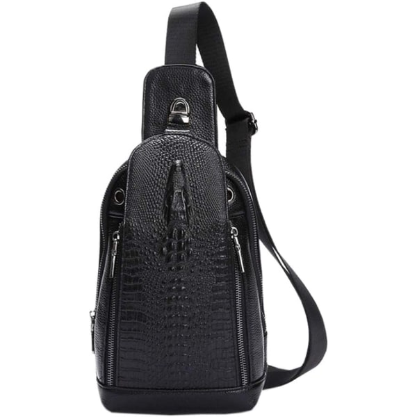 Axelremsväska i läder Crossbody-väska Herr Dam Resor Utomhussporter, Ryggsäckar