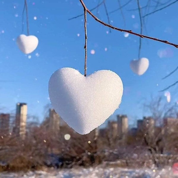 Heart Snowball Maker, vinter snöboll form leksak plast sandboll, klämma för barn utomhus leka snö