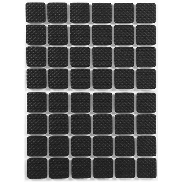 48 st Non-Slip Gummi Fötter Pad Sticker Möbelskydd