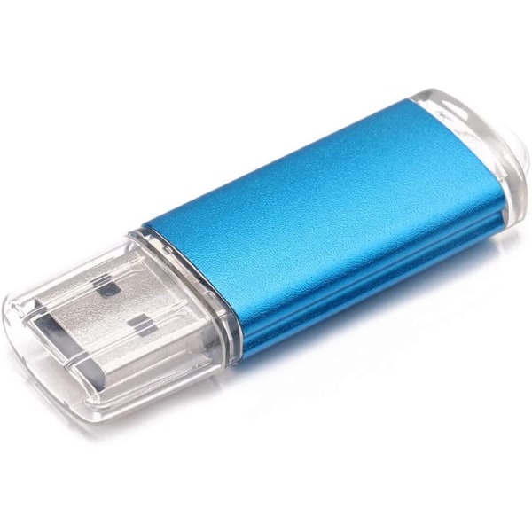 Höghastighetslock USB Flash Drive Pen/ USB -minne BLÅ 128GB