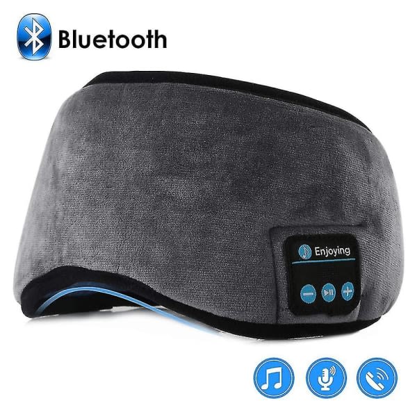 Bluetooth Eye Mask Sleep Headset, 20-28 Justerbar Fregenberg Music 3D Sleep Mask Bluetooth, Trådlös