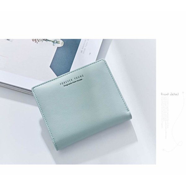Damplånböcker Liten Bifold Läderficka Plånbok Dam Mini