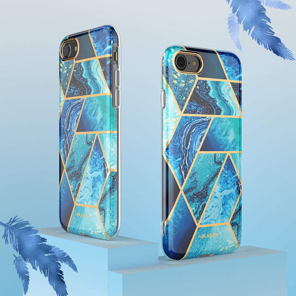 iPhone SE/iPhone 7/8 Smal Snyggt case Blå
