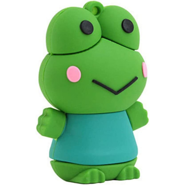 Cartoon Memory Thumb Stick U Disk (32GB, groda)