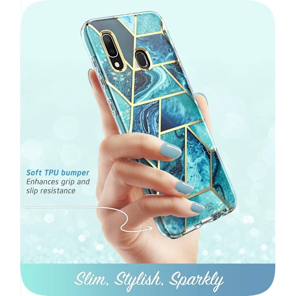 Samsung Galaxy A20 / A30 Case Skärmskydd (Ocean)