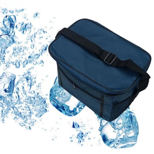 Ispåse isoleringsväska Oxford tyg kylisolering resematlåda handväska 27cm*17cm*24cm