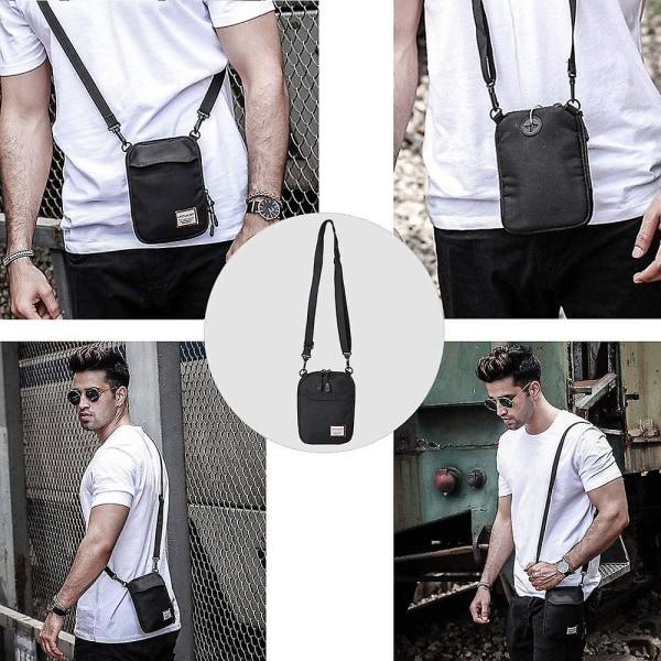 Mini Crossbody-väskor Liten axelväska Halsväska Halsväska för män och kvinnor-wtake Mini Crossbody-väska