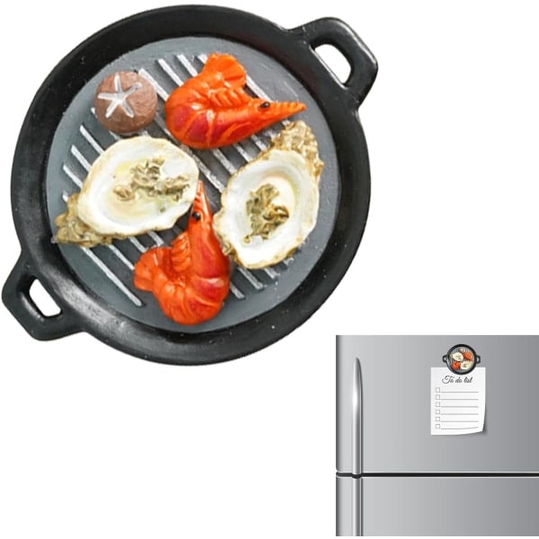 olika matformer gourmet kylskåp magnet järnplatta