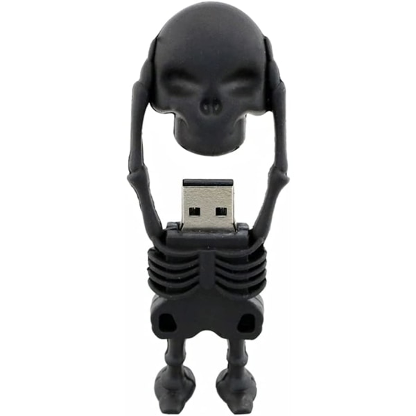 16GB Black Skull Model Memory Stick USB 2.0 Disk