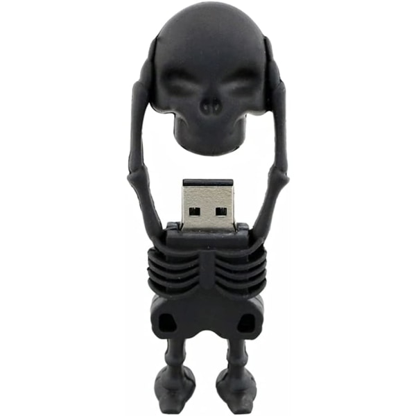 64GB Black Skull Model Memory Stick USB 2.0 Disk