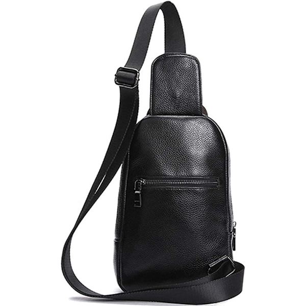 Axelremsväska i läder Crossbody-väska Herr Dam Resor Utomhussporter, Ryggsäckar