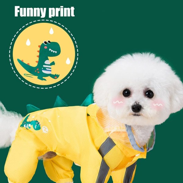 Dog Mackintosh Dinosaur 2XL)