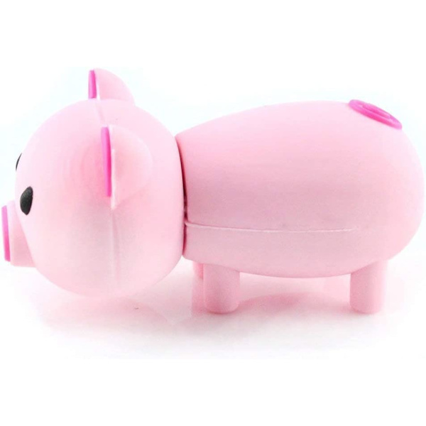 Nyhet Pink Piggy Shape Design 128GB USB 2.0 Memory Stick