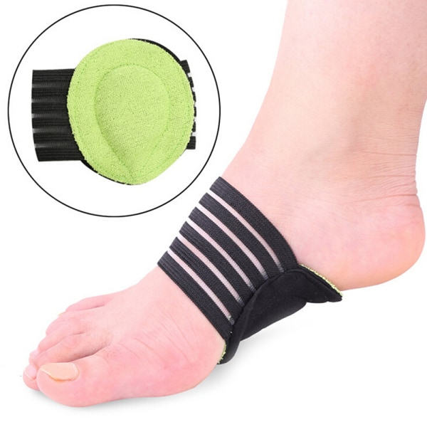 2 st Thickening Count Foot Dämpade fotvalvsstöd med Absorbi