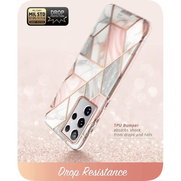 Phone case -serien för S21 M ULTra 2021 (marmor)
