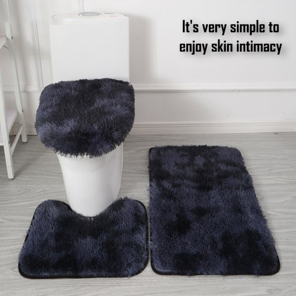 Badrumsmattor Set, Absorberande badmattor-Navy
