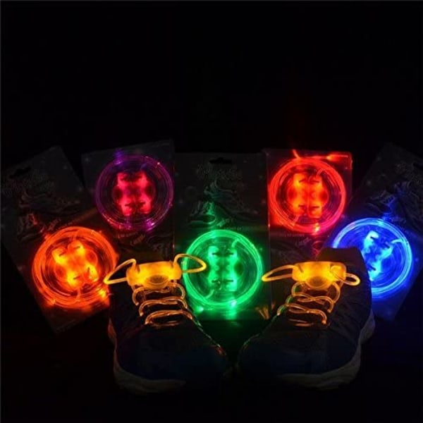 LED Lights Shoelace Night Up Safety Shoestring Luminous Shoelace