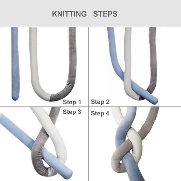 Sängöverdrag med fläta (2 Blue1M)