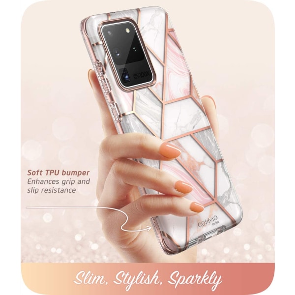 Samsung Galaxy S20 Ultra Skärmskydd Snygg marmor