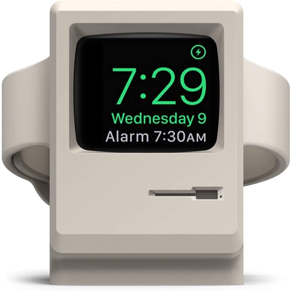 Kompatibel med Apple Watch Series - Classic Monitor, White