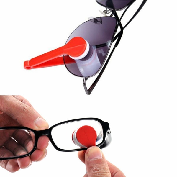 Solglasögon Glasögon Microfiber Glasögon Rengöringsklämma Mjuk borste Rengöringsverktyg - 5-pack