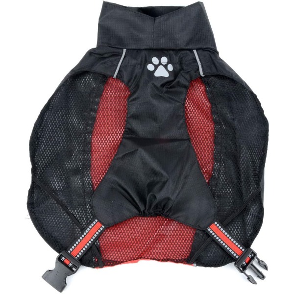 Hundkläder höst/vinter (röd - 9XL)