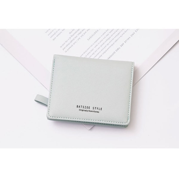 Damplånböcker Liten Bifold Läderficka Plånbok Dam Mini