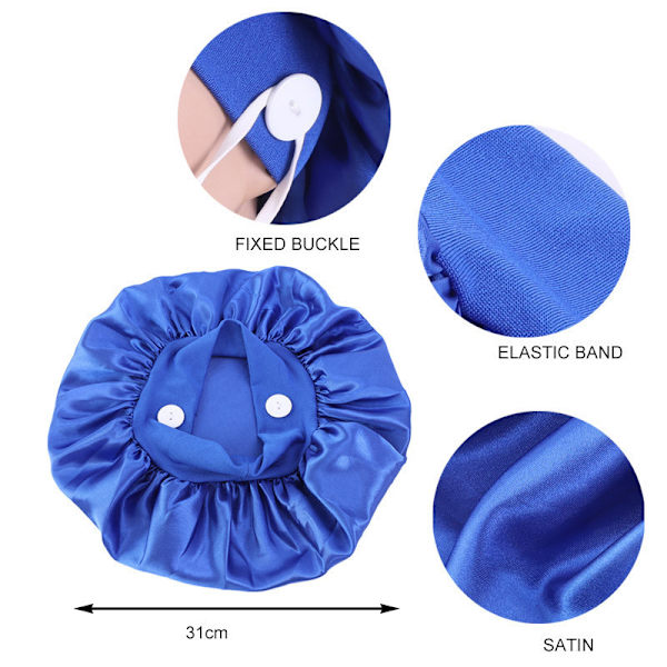 Sjuksköterska medicinsk personal cap (svart)