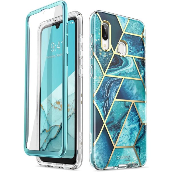 Samsung Galaxy A20 / A30 Case Skärmskydd (Ocean)