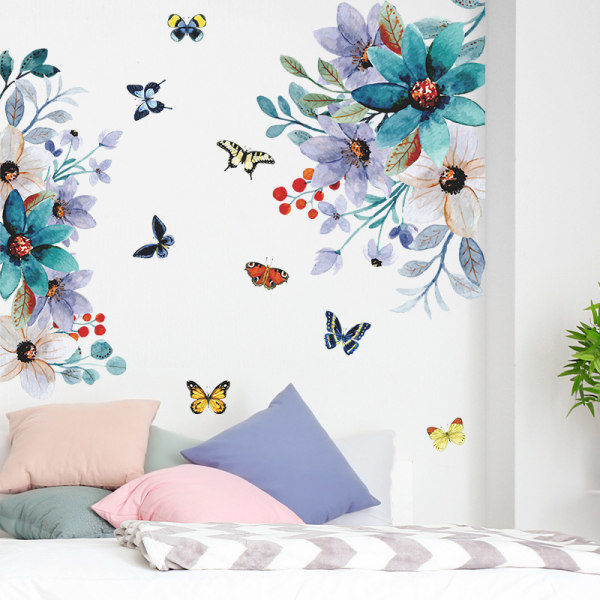 Butterfly Avtagbar Väggdekal/3D Väggkonst Home-De