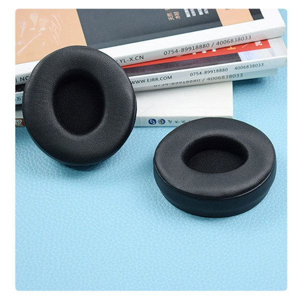 1 par utbytesöronkuddar för Beats Solo Pro Foam Cover Tillbehör Svart