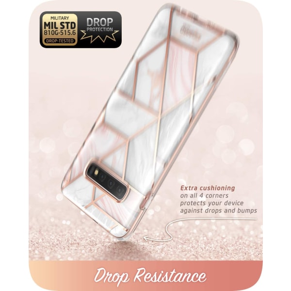 Galaxy S10 Case Snyggt skyddande Bumper Case Marmor