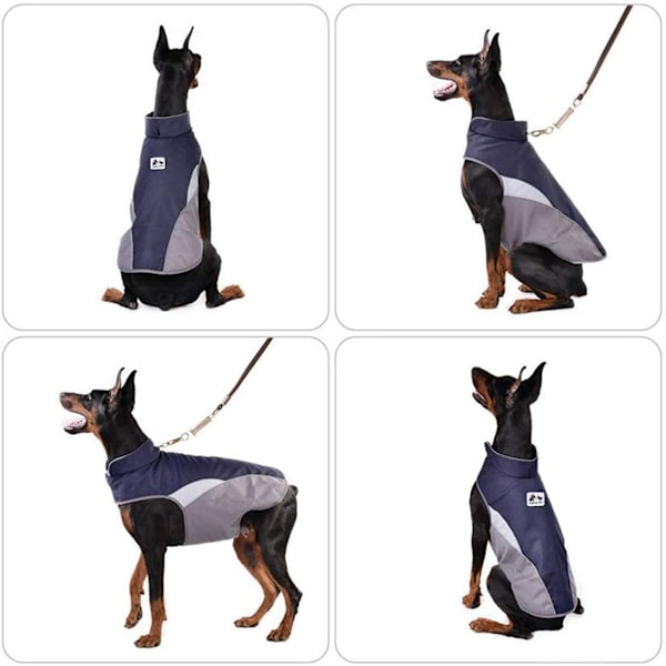 Hundrock höst/vinter (Navy-2XL)