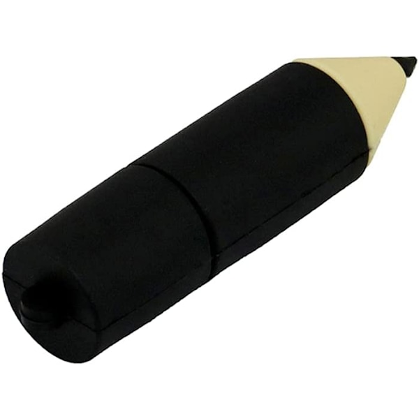 64GB USB 2.0 Flash Drive Söt pennform, svart
