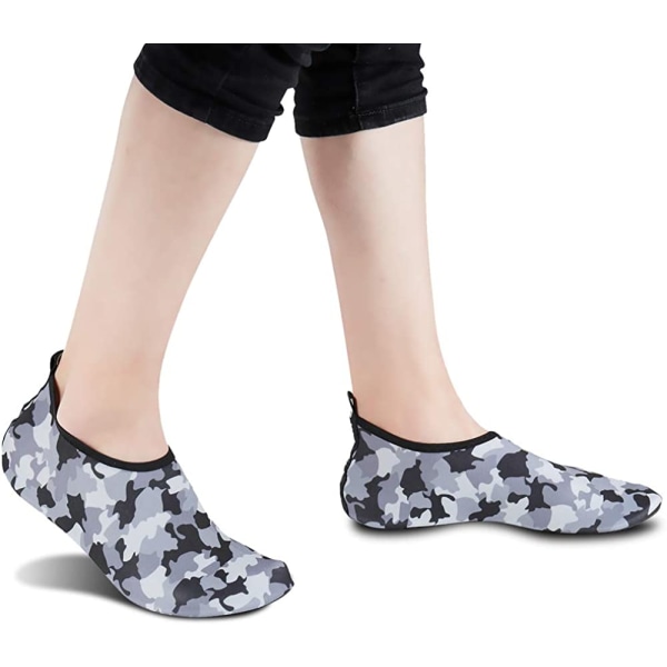 Vattenskor för damer för män för barn (kamouflaggrå44-45EU) camouflage grey 44-45EU
