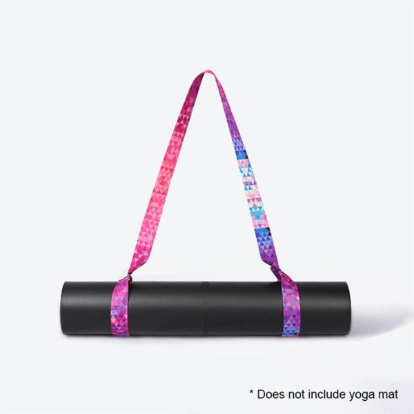 Yogamatta bindande rep Färgglad Gym Training Strap Elastiskt band
