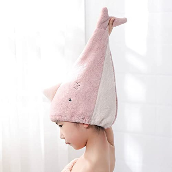 Söt tecknad absorberande snabbtorkande set, rosa