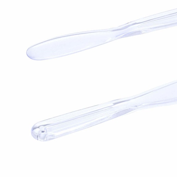4 ST Clear Plastic Face Omrörare Mixing Spatel Stick Ansiktsbehandling