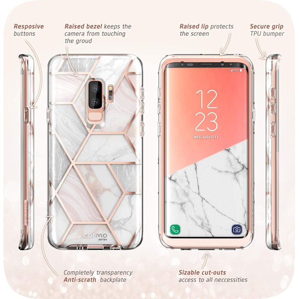 Galaxy S9 Plus case Marmor