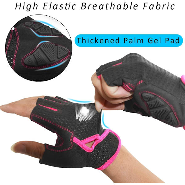 Silikon ridhandskar (Pink-S)