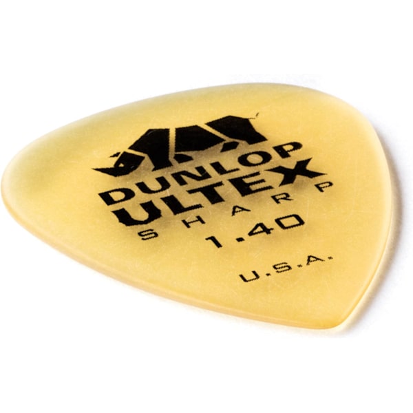 Rhino Horn Guitar Pick Standard Sharp, 1,4 mm, 6/Pack