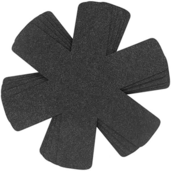 Set med 5 pannskydd av filt 38 cm, lämplig för kastruller, kastruller och skålar