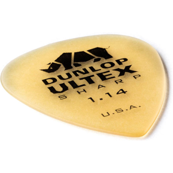 Rhino Horn Guitar Pick Standard Sharp, 1,14 mm, 6/pack