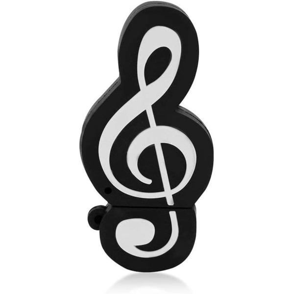 8GB USB 2.0 Music Note Notationsform USB -minne