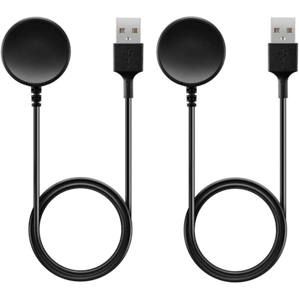 2Pack Galaxy Watch 4/3 Active 2 Charger Laddningsdocka, svart