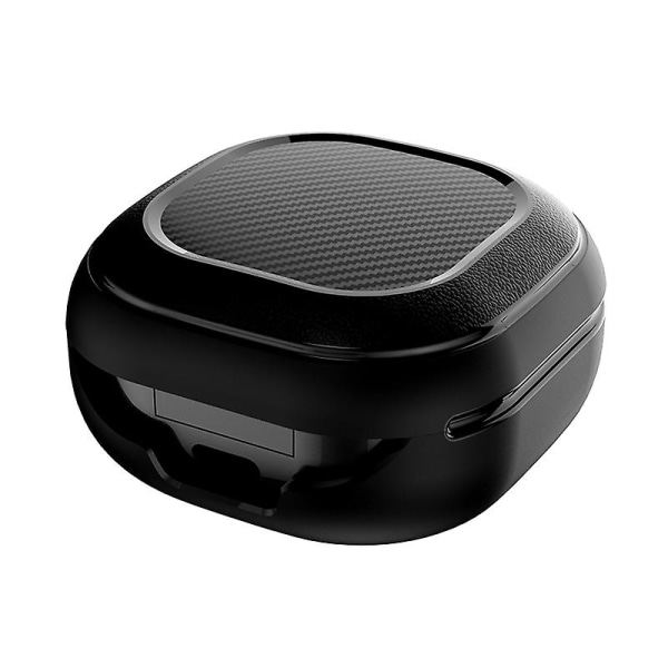 Cover med karbinhake för Samsung Galaxy _Buds Live hörlurar Headset - skydd Svart ingen