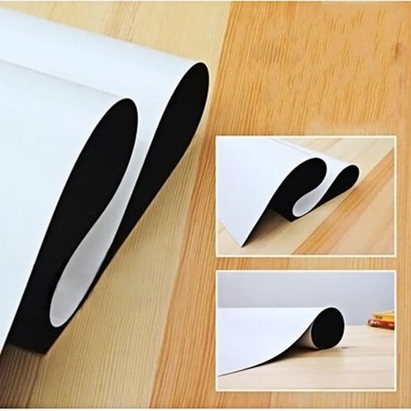 Flexibel A4 magnetisk whiteboard för kyl vit