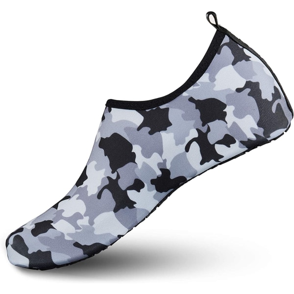 Vattenskor för damer för män för barn (kamouflaggrå44-45EU) camouflage grey 44-45EU