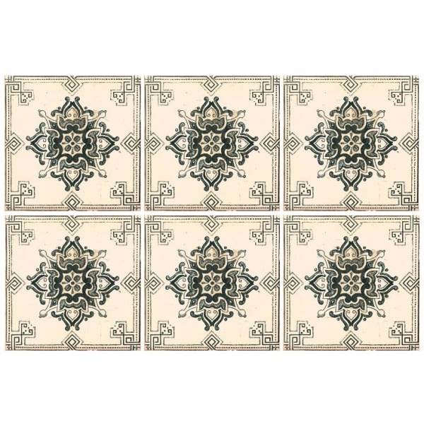 Mandala varma toner kakel dekor 12-pack marockansk