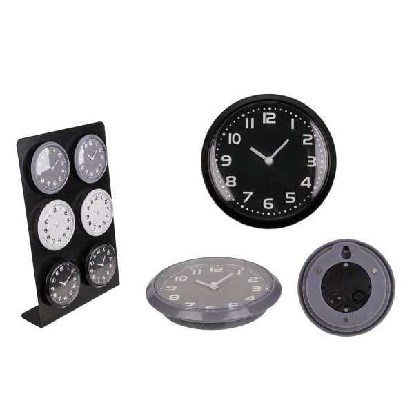 Klocka med magnet / Kylskåpsklocka - 8 cm flerfärgad